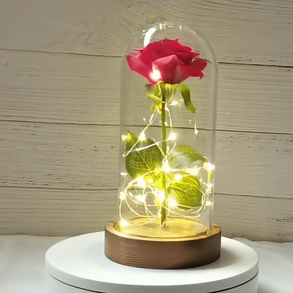 Eternal Rose Glass Dome