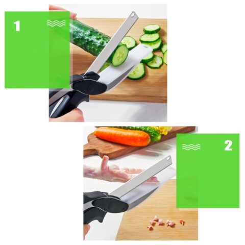 2 In 1 Stainless Steel Kitchen Scissors - Barecrate